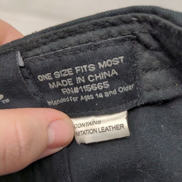 Bioworld Men's Snapback Hat Black OSFM Embroidered Playstation Logo 2019 14+ - Picture 9 of 9